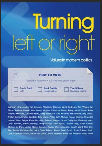 Turning Left or Right: Values in Modern Politics edited by Tim Wilson, Carlo Carli and Paul Collits
